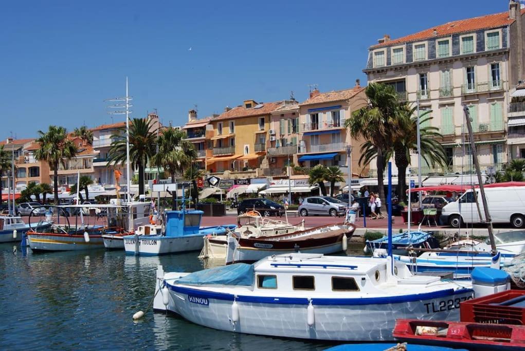 Tres Bel Appartement Climatise Terrasse Et Vue Mer Bandol Eksteriør bilde