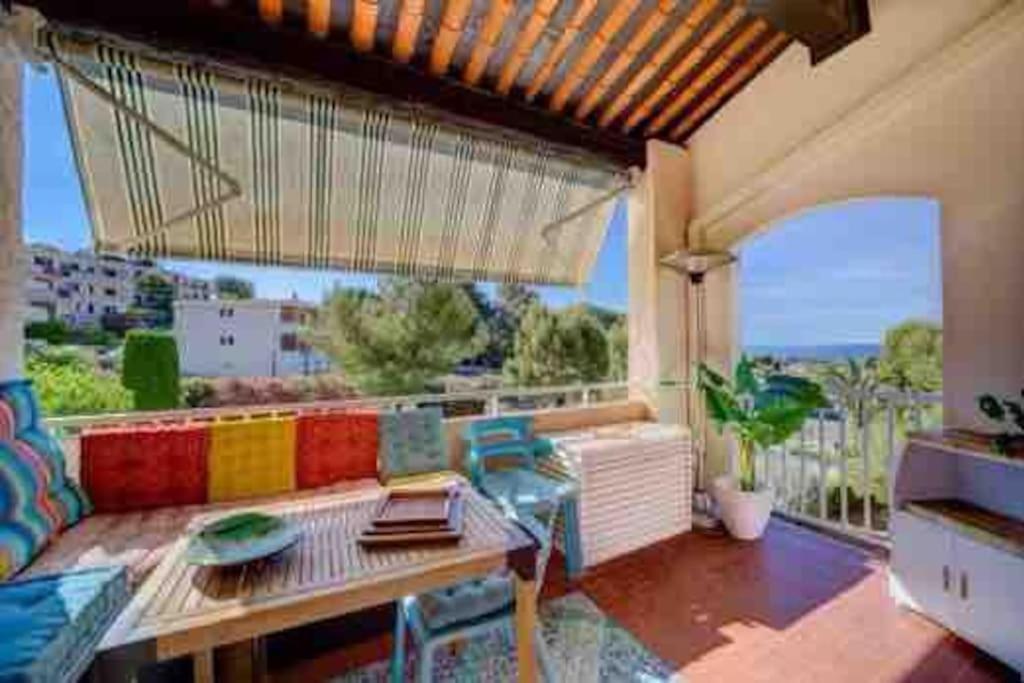 Tres Bel Appartement Climatise Terrasse Et Vue Mer Bandol Eksteriør bilde